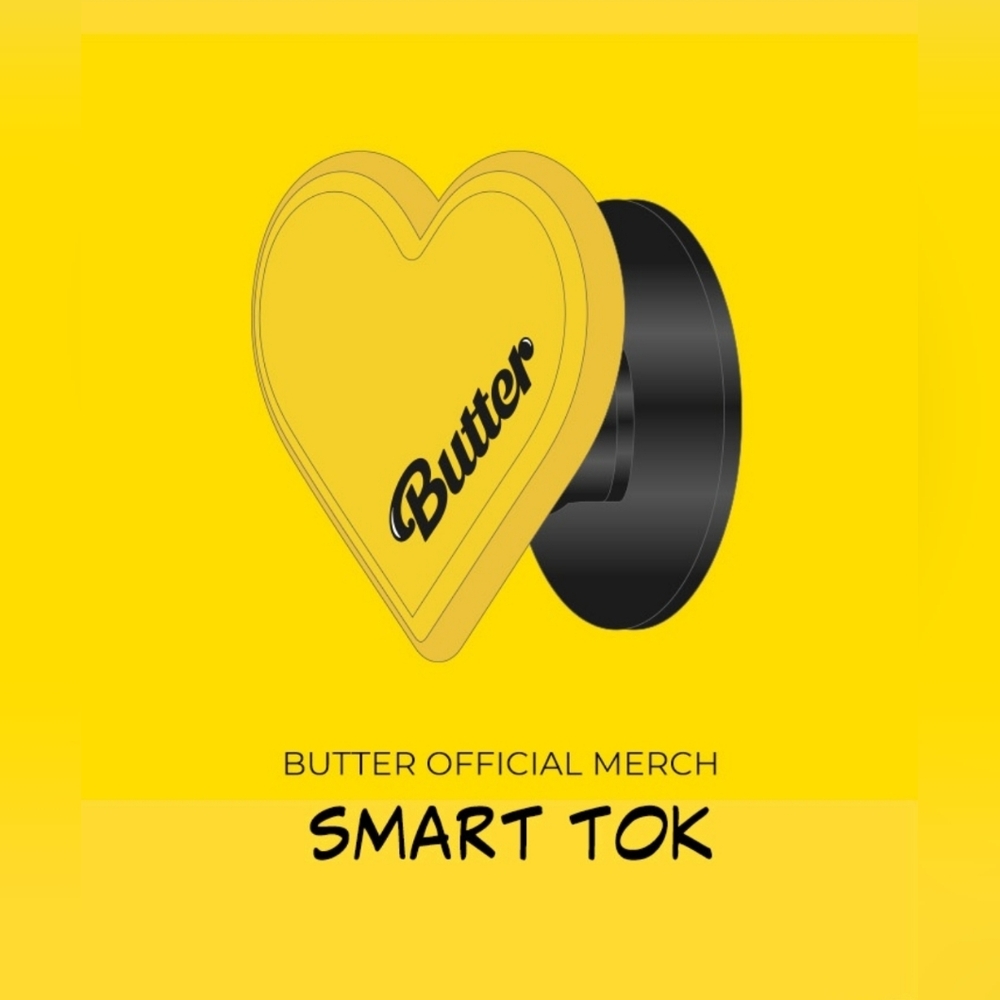 BTS BUTTER OFFICIAL BIGHIT HYBE SMART TOK phone grip.